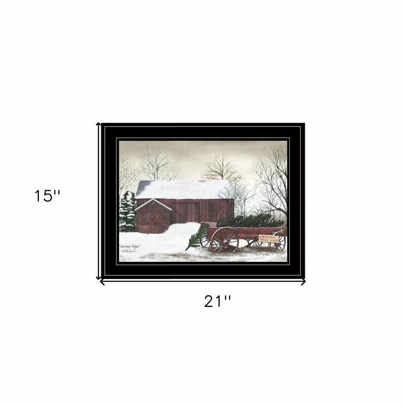 Christmas Wagon 2 Black Framed Print Wall Art Bed Bath Beyond