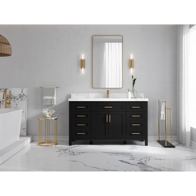 Willow Collections 60 in. W x 22 in. D Cambridge Single Sink Bathroom Vanity with Countertop