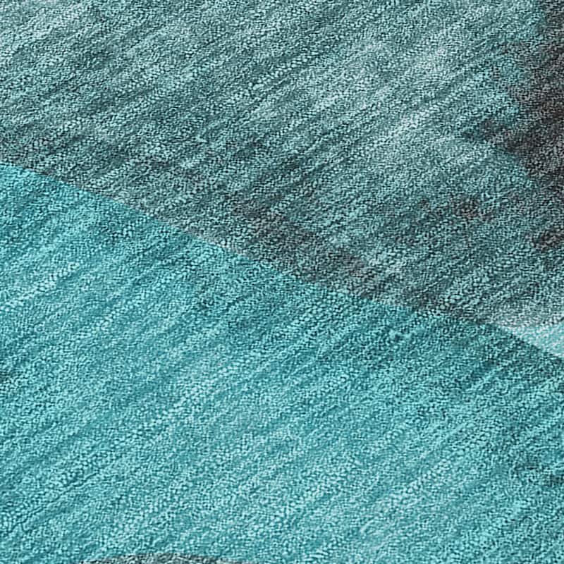 Machine Washable Indoor/ Outdoor Modern Chantille Rug