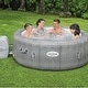 preview thumbnail 3 of 6, Bestway SaluSpa Honolulu AirJet Inflatable Hot Tub with 140 Soothing Jets, Gray - 110