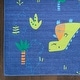 preview thumbnail 3 of 7, Nourison Imagination Indoor only Cute Dinosaurs Blue Graphic Area Rug
