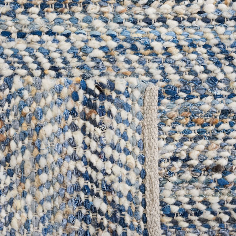 SAFAVIEH, Handmade Natura Janka Wool & Leather Rug