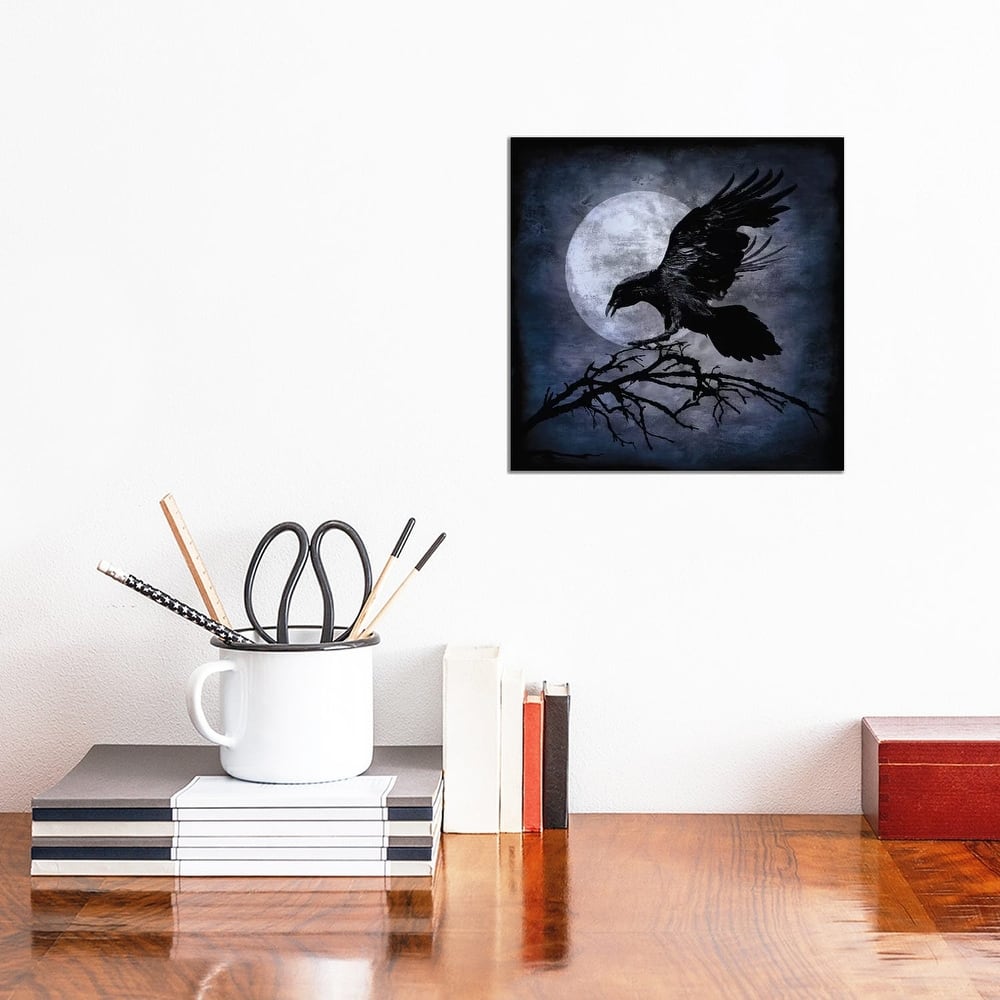 iCanvas "Crow" by Martin Wagner Canvas Print