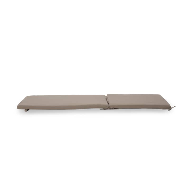 Cape Coral Outdoor Water Resistant Fabric Lounge Cushion (Set of 2) by Christopher Knight Home
