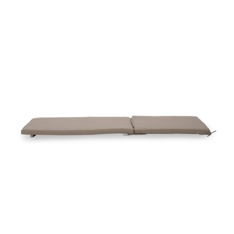 Roomfitters Cape Coral Outdoor Chaise Lounge Cushion with Removable Cover, Water Resistant