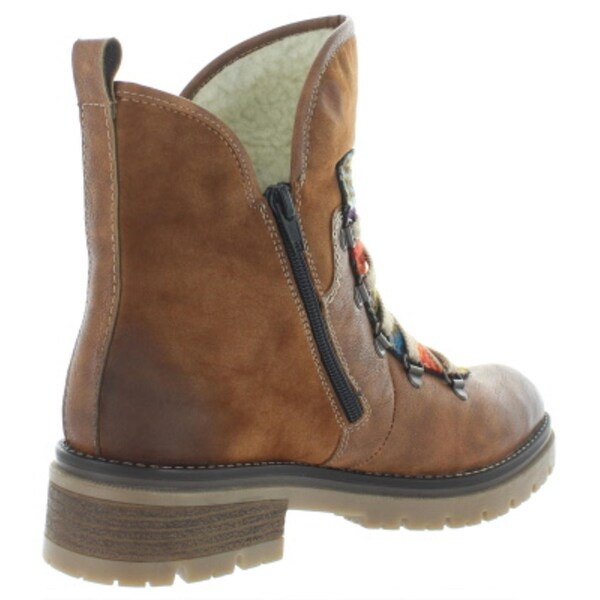 rieker lace up mid calf boot