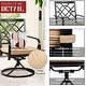 preview thumbnail 6 of 14, Outdoor 5/7-piece Patio Metal Dining Set