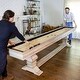 preview thumbnail 2 of 12, Hathaway Montecito 12-ft Shuffleboard Table - Driftwood Finish