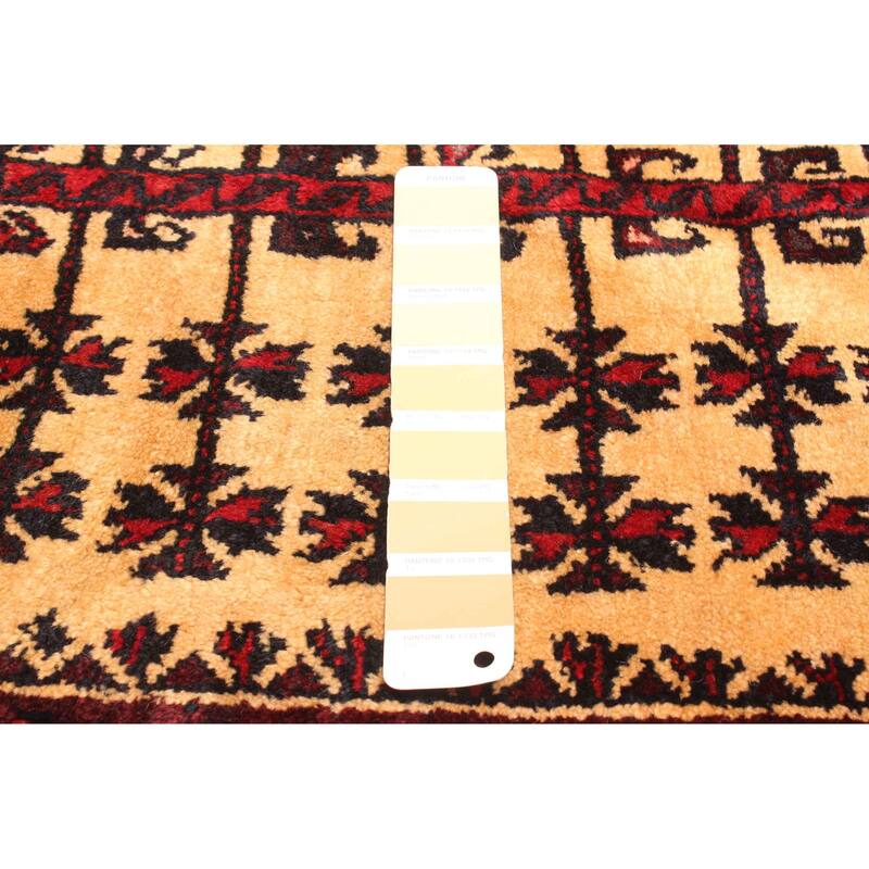 ECARPETGALLERY Hand-knotted Teimani Beige Wool Rug - 2'8 x 4'1