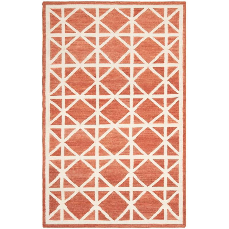 SAFAVIEH Handmade Flatweave Dhurries Vistina Modern Moroccan Wool Rug