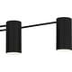 preview thumbnail 6 of 8, Foreland 6-Light Matte Black Linear Chandelier