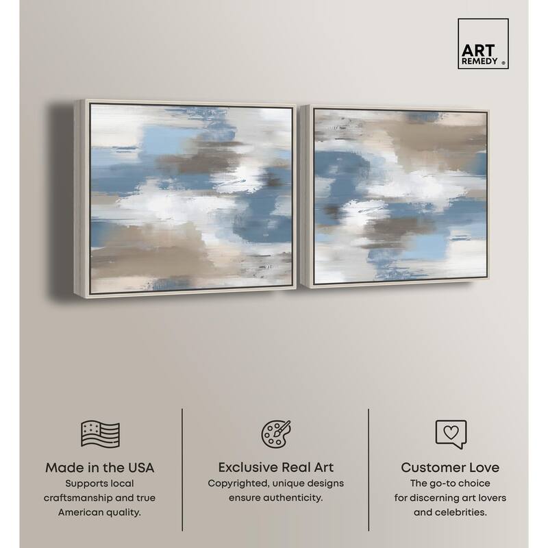 Beige and Cream II Canvas by Art Remedy