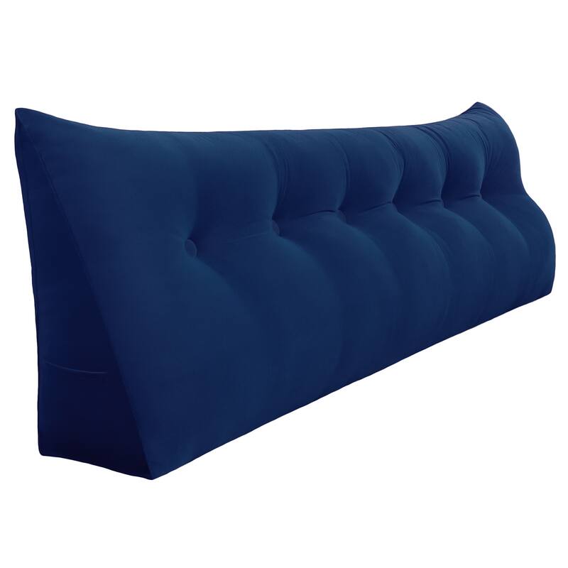 WOWMAX Bed Rest Wedge Pillow Back Support Bolster Daybed Dorm Cushion