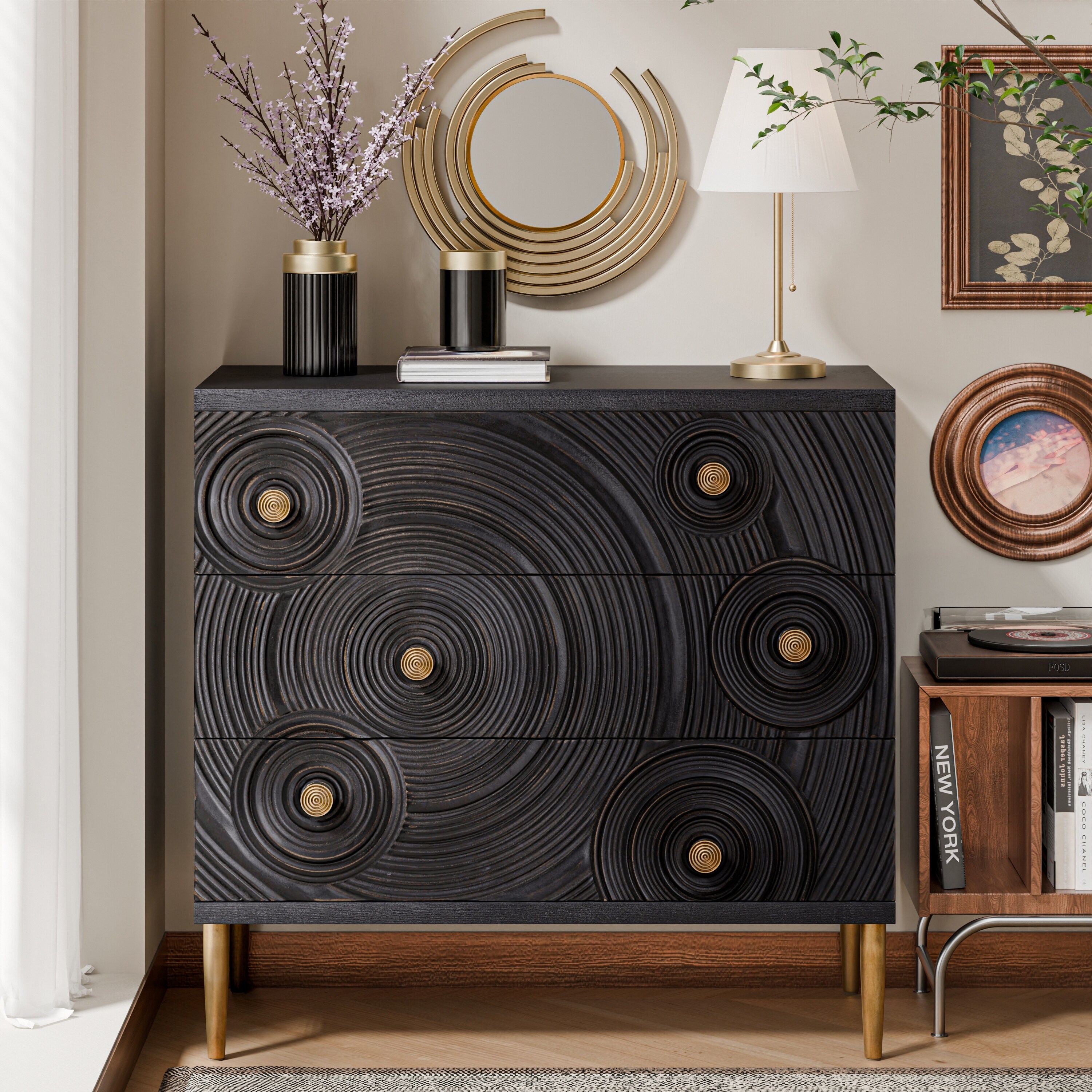 3 drawer Farmhouse Dressers Bed Bath Beyond