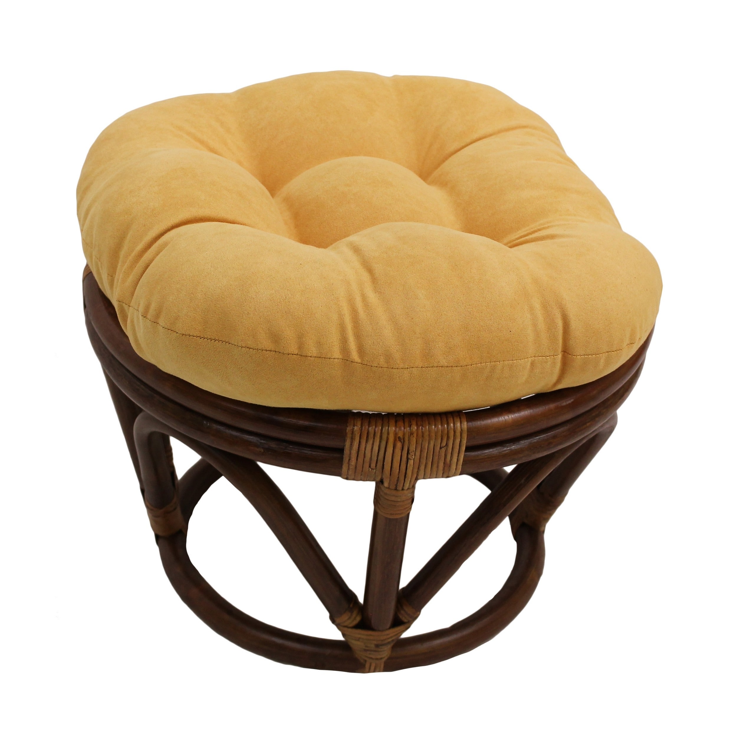International Caravan Bali Papasan Footstool On Sale Bed Bath