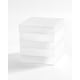 preview thumbnail 2 of 8, Kassatex Cabana White Bath Accessory collection Cotton Jar
