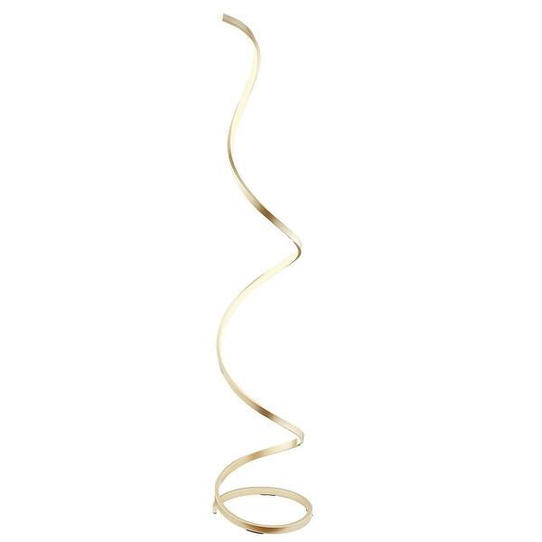 led spiral floor lamp