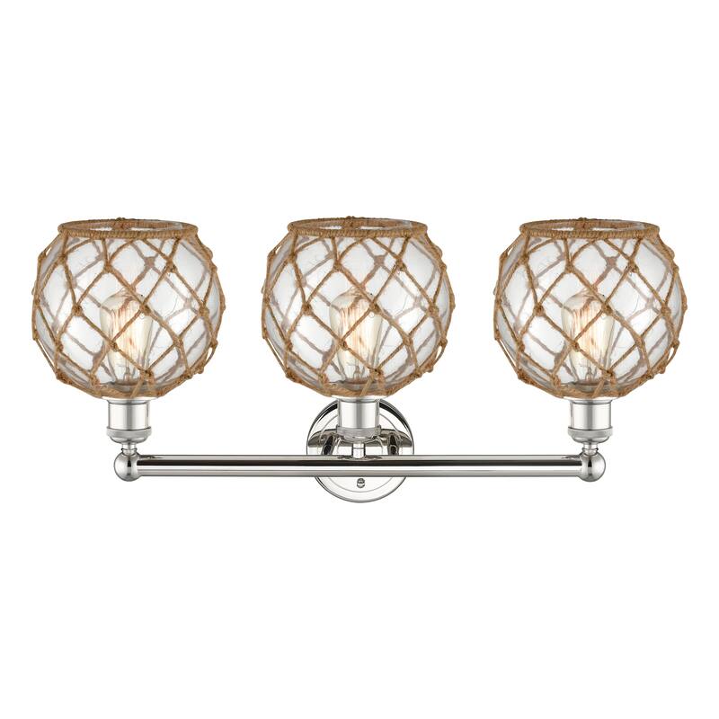 Innovations Lighting Endless Possibilities Edison - Farmhouse Rope - 3 Light 26" Bath Vanity Light