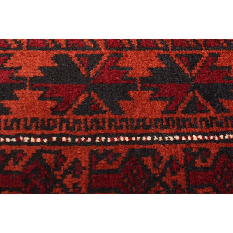 ECARPETGALLERY Hand-knotted Teimani Burnt Orange Wool Rug - 2'9 x 4'7