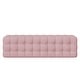 preview thumbnail 8 of 9, 2-Pcs Tufted Upholstered Platform Wooden Bedframe with Ottoman, Pink