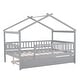 preview thumbnail 3 of 48, Pine House Bed with Trundle & Headboards - Creative Design