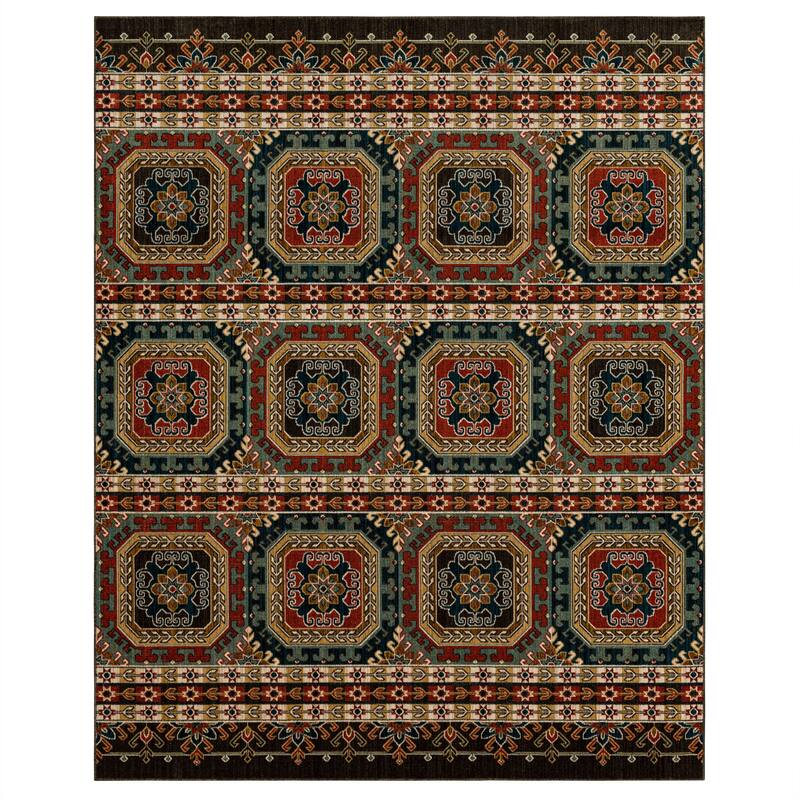 Mohawk Home Neecharles Ornamental Medallion Area Rug - 2' x 3' - Blue - Runner/Rectangle