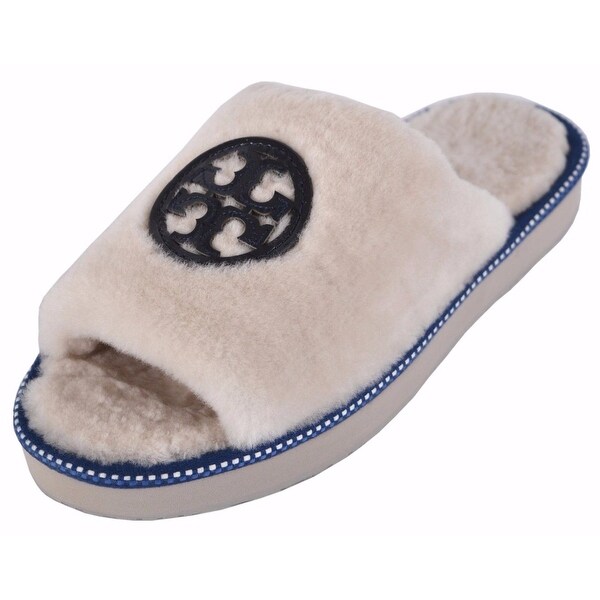 tory burch shearling slippers