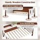 preview thumbnail 8 of 7, Twin Bed with Bookcase with Shelves and Wooden Slat Support No Box Spring Needed for Living Room Bedroom-White