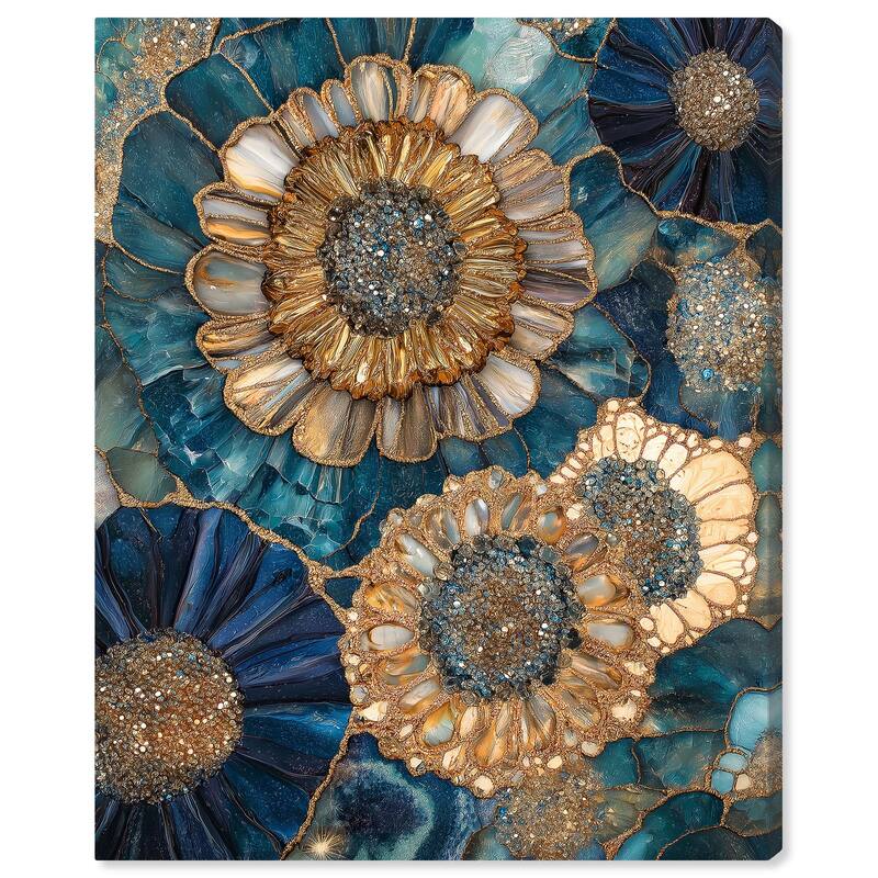 Opulent Geode I Canvas by Art Remedy, Gallery Wrapped - 36" x 45"
