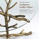 preview thumbnail 4 of 16, 247 Shop At Home Lalia Modern Hammered Metal Tree Branch Side Table