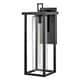 preview thumbnail 5 of 3, Lark 81425 Mateo 24" Tall Outdoor Wall Sconce with Clear Glass Shade