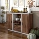 preview thumbnail 12 of 15, Furniture of America Xole 47-in. Rustic 7-shelf Dining Buffet, Sideboard for Dining Room