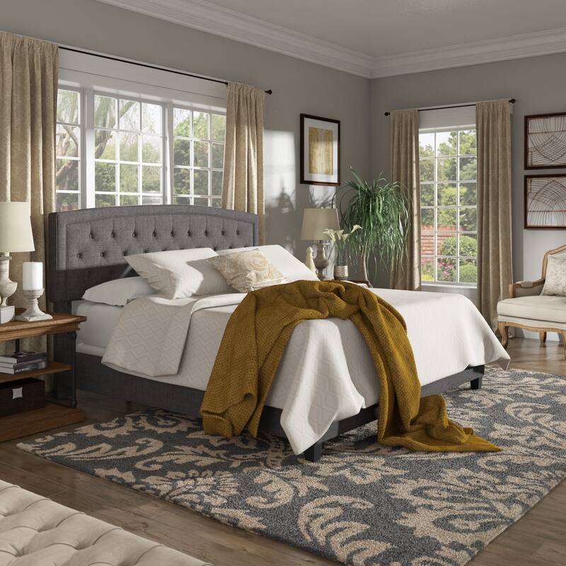 Fontana Adjustable Diamond-tufted Arched Back Bed by iNSPIRE Q Classic