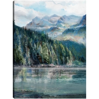 Mountain Lake II By Studio Arts Canvas Art Print