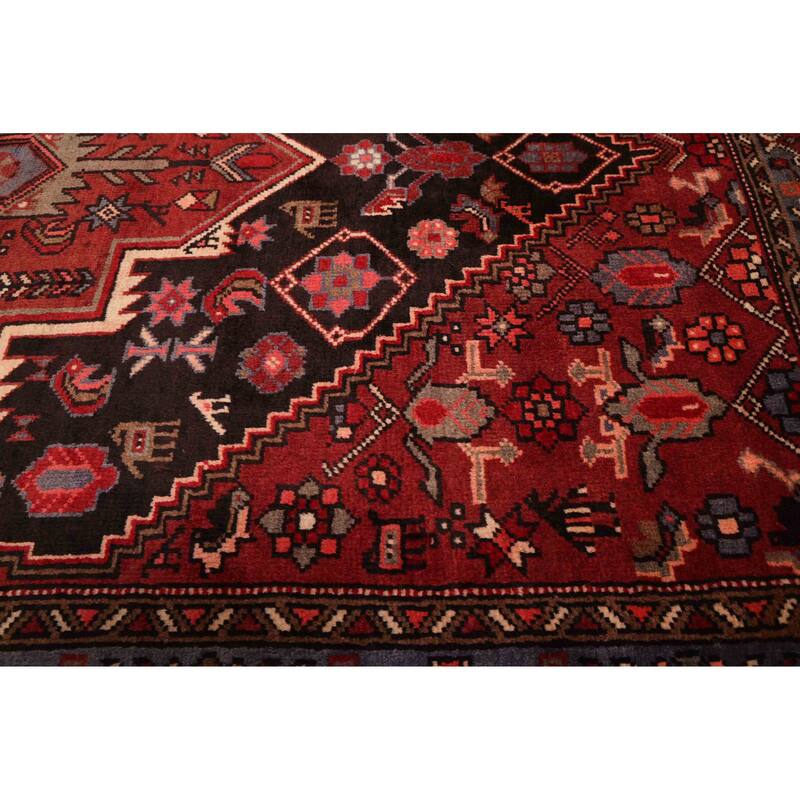 ECARPETGALLERY Hand-knotted Anatolian Vintage Red Wool Rug - 3'11 x 7'11