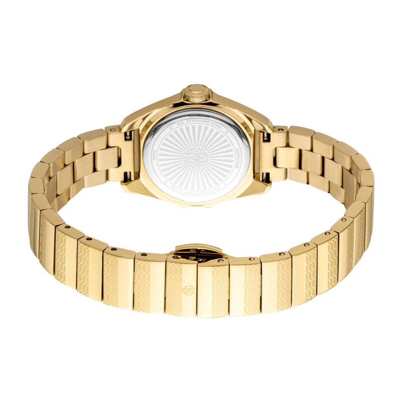 Roberto Cavalli Women RC5L054M0065 Quartz Watch - Gold-Tone