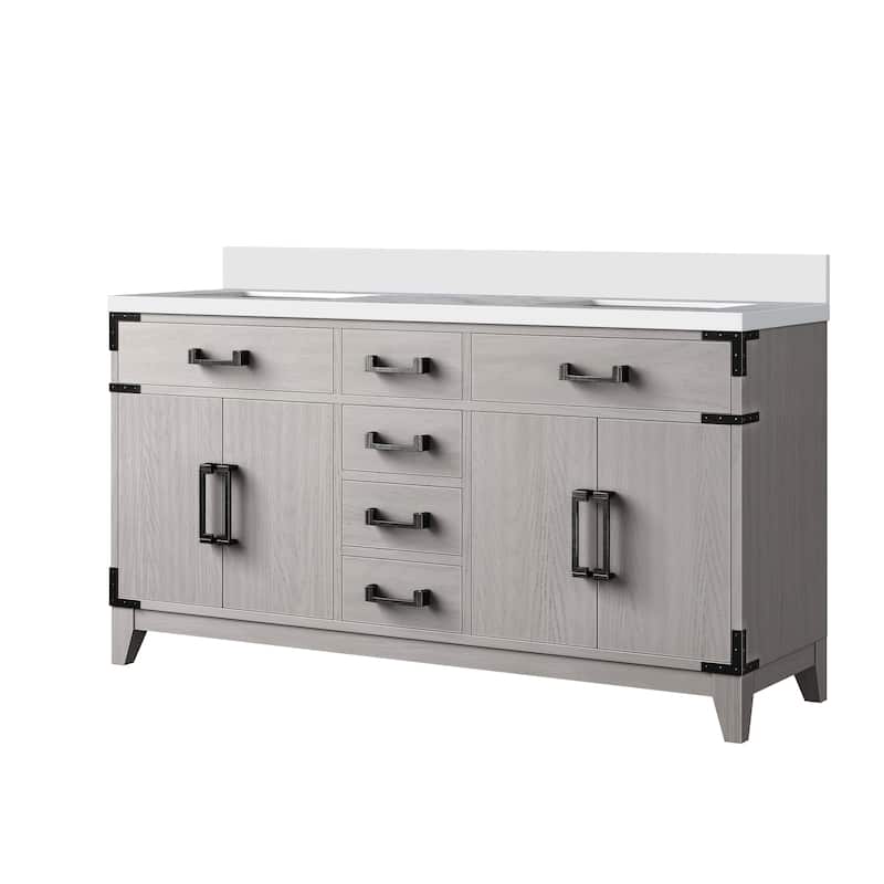 Laurel Bath Vanity with Quartz Top and Sink