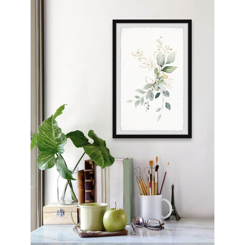 'Bloom With Grace' Framed Painting Print