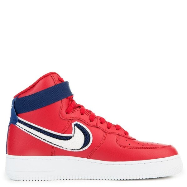nike air force 1 mens red and white