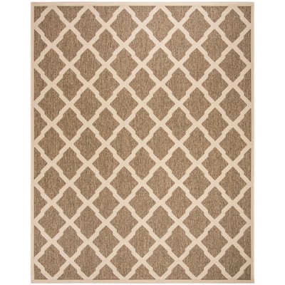 SAFAVIEH Beach House Minda Indoor/ Outdoor Waterproof Patio Backyard Rug - Beige/Cream - 8' x 10'