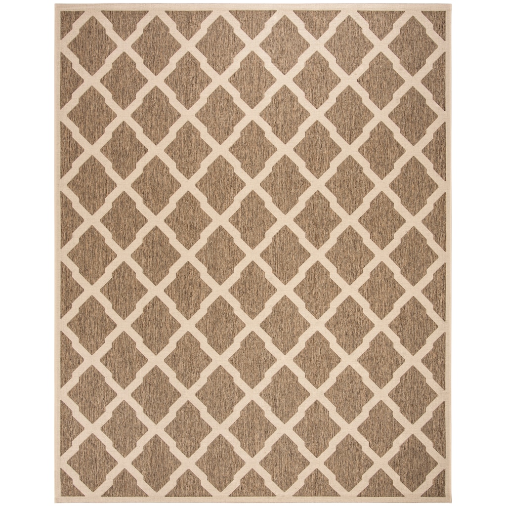 SAFAVIEH Beach House Minda Indoor/ Outdoor Waterproof Patio Backyard Rug - Beige/Cream - 8' x 10'