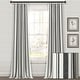 preview thumbnail 17 of 85, Lush Decor Farmhouse Stripe Yarn Dyed Cotton Window Curtain Panel Pair