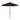 California Umbrella 9' Rd. Aluminum Market Umbrella, Deluxe Crank Lift with Collar Tilt, Bronze Frame Finish, Pacifica Fabric