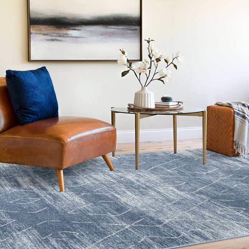 Mayson Mid-Century Modern Diamond Indoor Area Rug