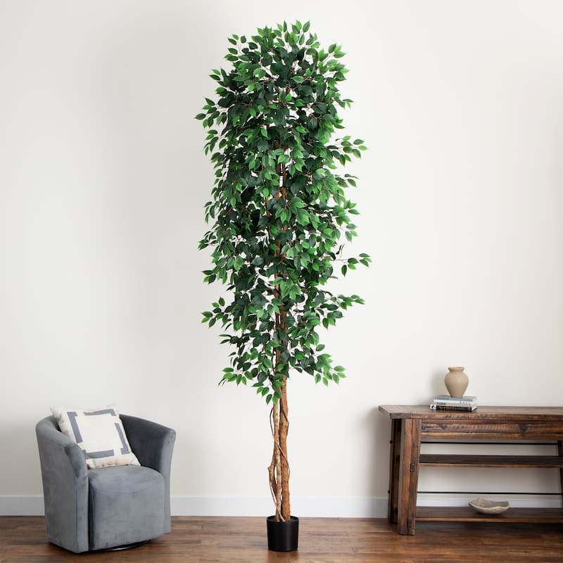 Potted Artificial Ficus Tree - 10'