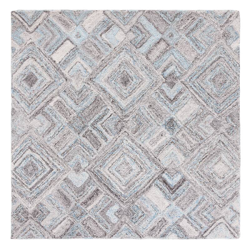 SAFAVIEH Handmade Abstract Elodia Diamond Wool Rug