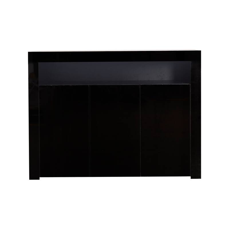 Sideboard Storage Cabinet Modern Kitchen Unit Cupboard Buffet Wooden Storage Display Cabinet TV Stand