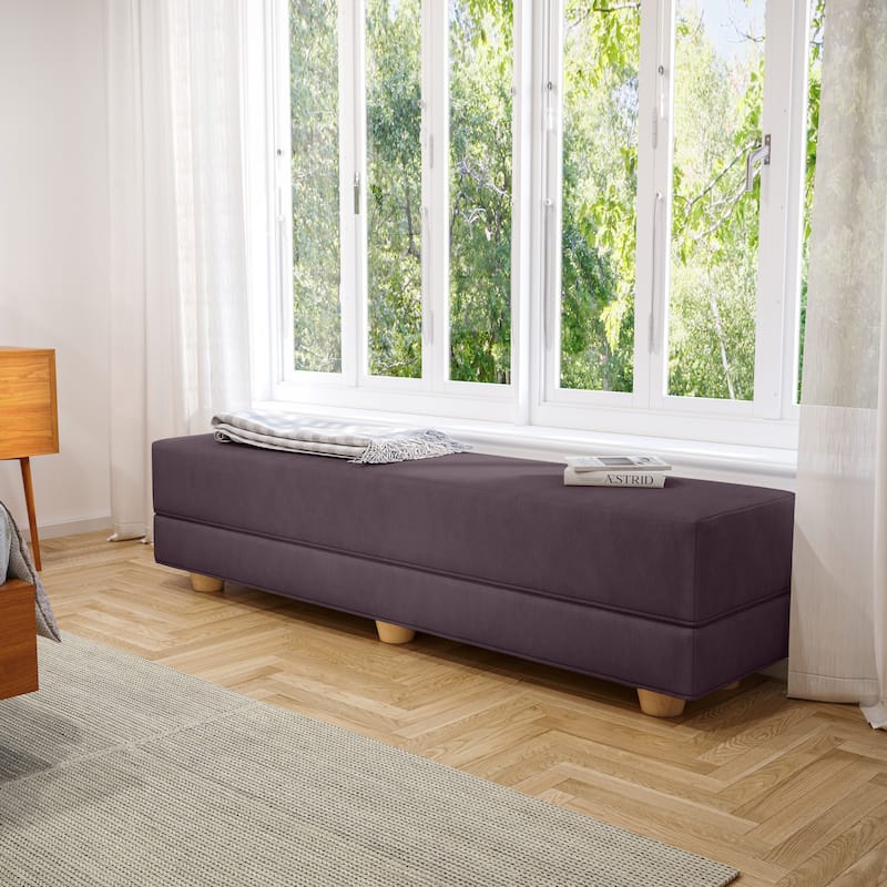 Jaxx Camden Convertible Bed Bench / Fold-Out Twin Guest Bed