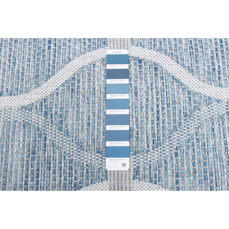 ECARPETGALLERY Veranda Abstract Indoor/ Outdoor Rug