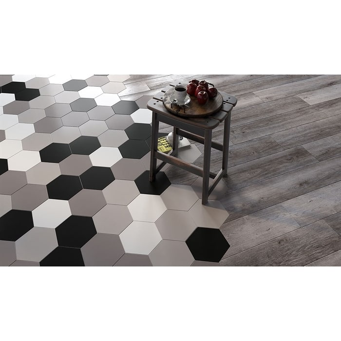 10 inch Hexagon Porcelain Matt Tile